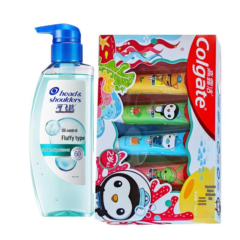 Colgate Kids Toothpaste & Anti-Dandruff Shampoo Family Set
Colgate Kids Toothpaste & Anti-Dandruff Shampoo Family Set