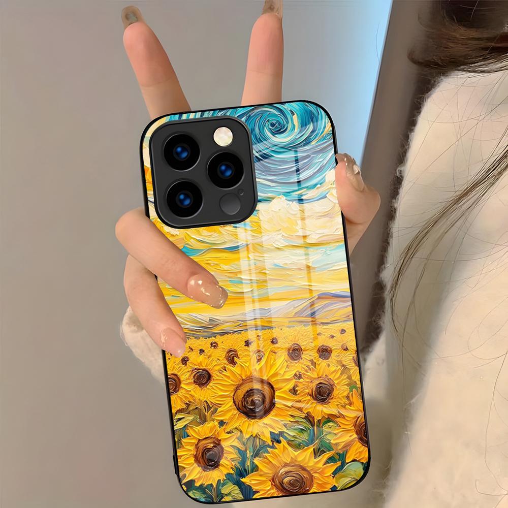 Van Gogh Starry Sunflowers Phone Case For IPhone 17 Pro Max 16 15 14 Pro Max 13 11 Plus Glass Cover iPhone 12 Pro
Van Gogh Starry Sunflowers Phone Case For IPhone 17 Pro Max 16 15 14 Pro Max 13 11 Plus Glass Cover iPhone 12 Pro