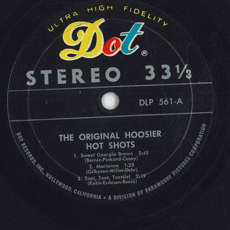 7inch Record ORIGINAL HOOSIER HOTSHOTS, THE - Sweet Georgia Brown DLP561 DOT US Jazz Used
7inch Record ORIGINAL HOOSIER HOTSHOTS, THE - Sweet Georgia Brown DLP561 DOT US Jazz Used
