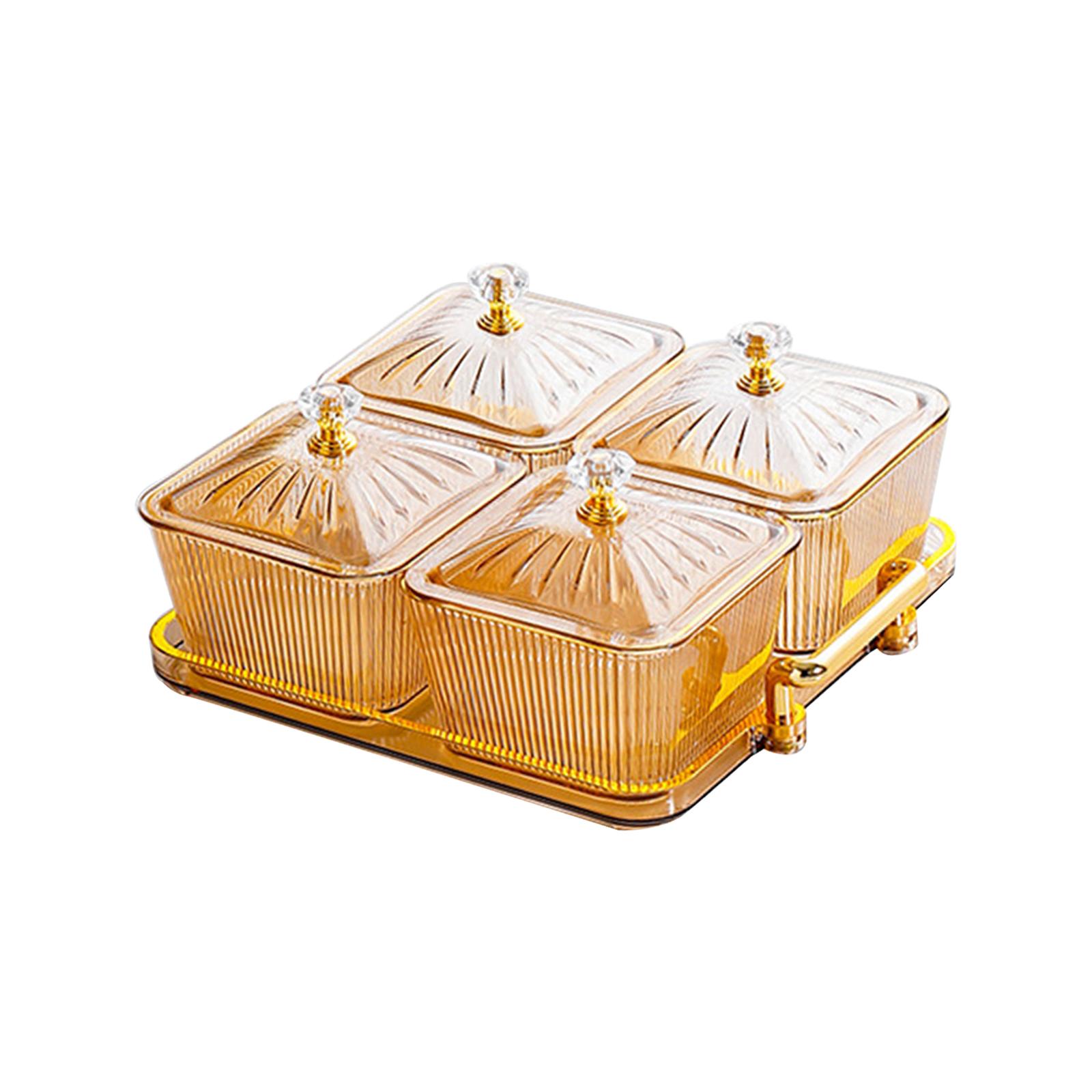 Разделенные сервировочные тарелки с 4 отделениями, тарелка для сухофруктов, многофункциональная тарелка для закусок, десертов, чипсов, шоколада
Разделенные сервировочные тарелки с 4 отделениями, тарелка для сухофруктов, многофункциональная тарелка для закусок, десертов, чипсов, шоколада