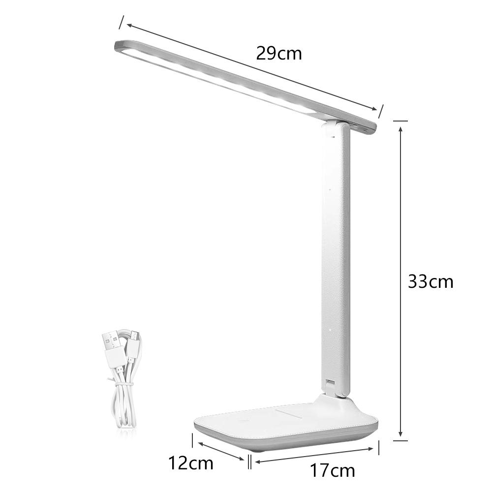 Plug in LED Table Lamp USB Chargeable 3 Colors Stepless Dimmable Desk Lamp Touch Foldable Eye Protection Reading Night Light
Plug in LED Table Lamp USB Chargeable 3 Colors Stepless Dimmable Desk Lamp Touch Foldable Eye Protection Reading Night Light