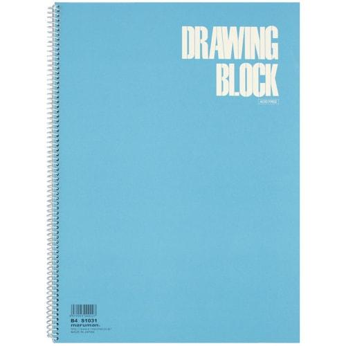 Альбом для рисования Maruman B4 17 листов Синий S1031-02 
Альбом для рисования Maruman B4 17 листов Синий S1031-02