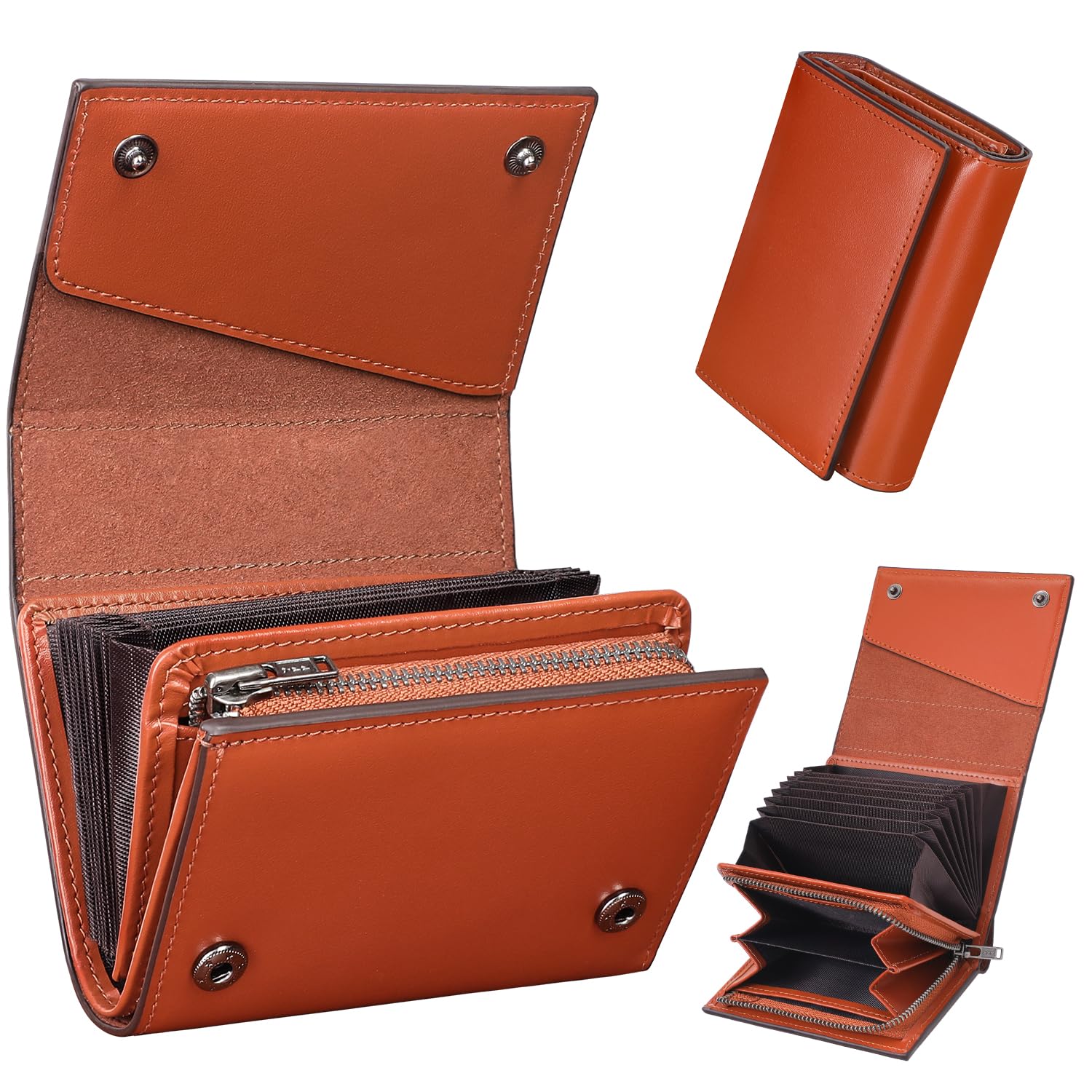 Compact Bifold Wallet Tochigi Leather Popular Brand Type YKK Zipper Coin Purse Holds Many Skimming Prevention Wallet Bifold Leather Large Capacity коричневий
Compact Bifold Wallet Tochigi Leather Popular Brand Type YKK Zipper Coin Purse Holds Many Skimming Prevention Wallet Bifold Leather Large Capacity коричневий