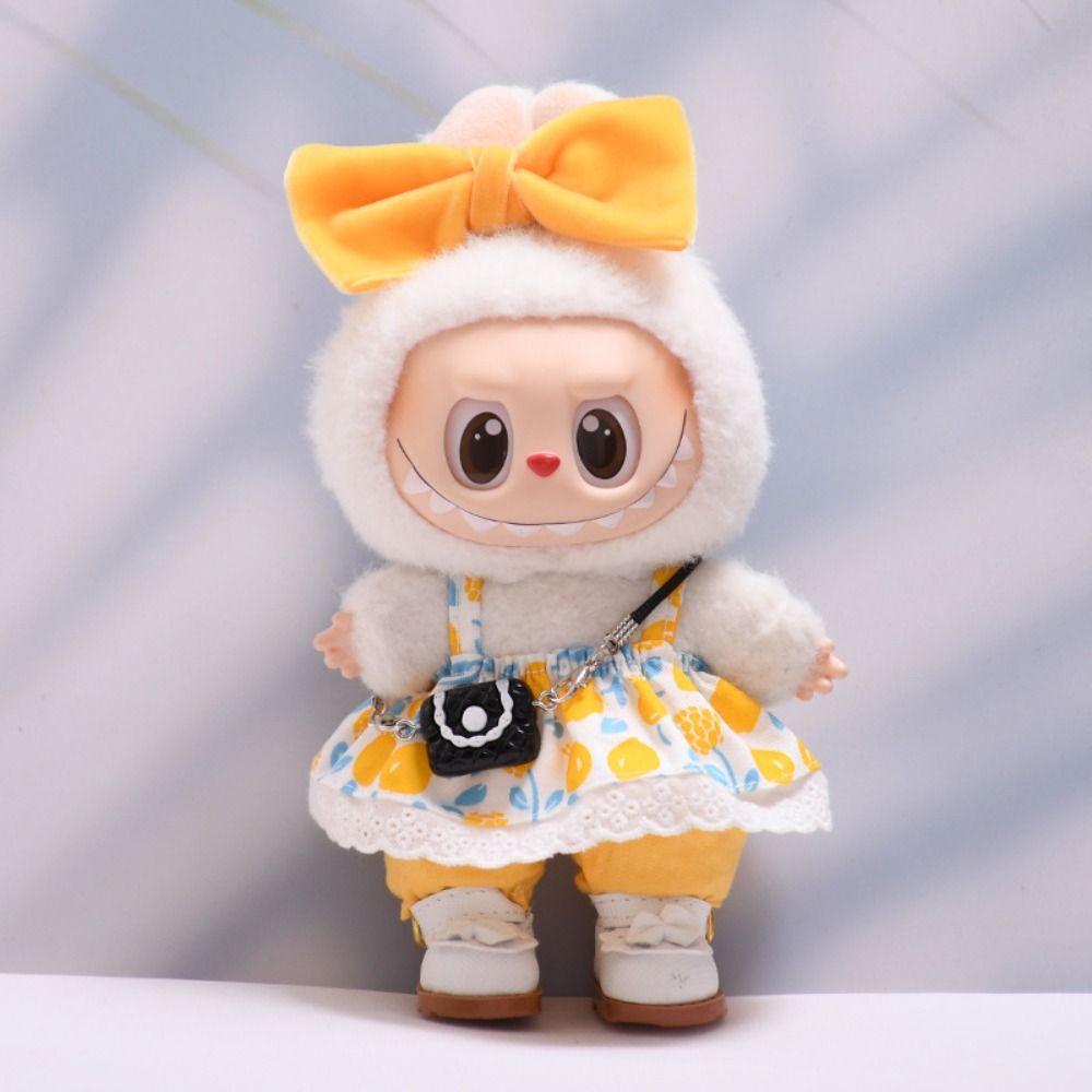 Handmade Sitting Labubu Time Cloth Butterfly 17cm Plush Dolls Clothes Children Gift Style 1
Handmade Sitting Labubu Time Cloth Butterfly 17cm Plush Dolls Clothes Children Gift Style 1