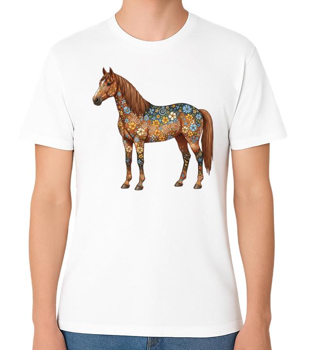Floral Horse Art T-Shirt Decorative Pattern Horse Lover Gift Unisex Tee S разноцветный
Floral Horse Art T-Shirt Decorative Pattern Horse Lover Gift Unisex Tee S разноцветный