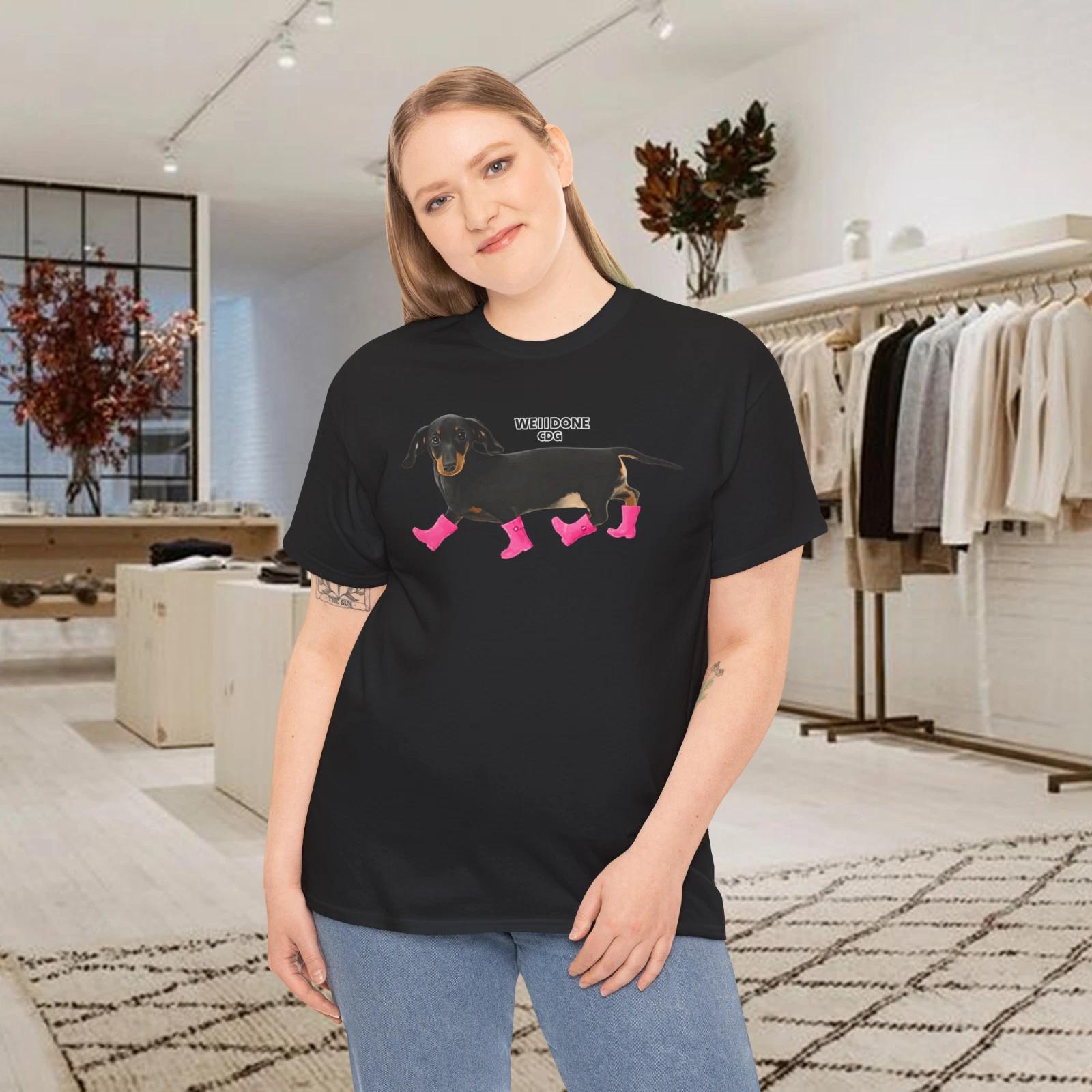 Welldone CDG Dachshund Dog Pink Boots Graphic T-shirt M
Welldone CDG Dachshund Dog Pink Boots Graphic T-shirt M