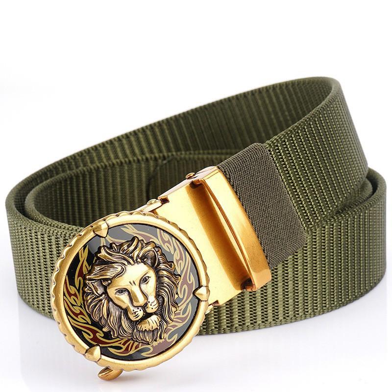 Non-porous Toothless Alloy Automatic Buckle Tank Pattern Nylon Belt Youth Outdoor Style 120cm
Non-porous Toothless Alloy Automatic Buckle Tank Pattern Nylon Belt Youth Outdoor Style 120cm