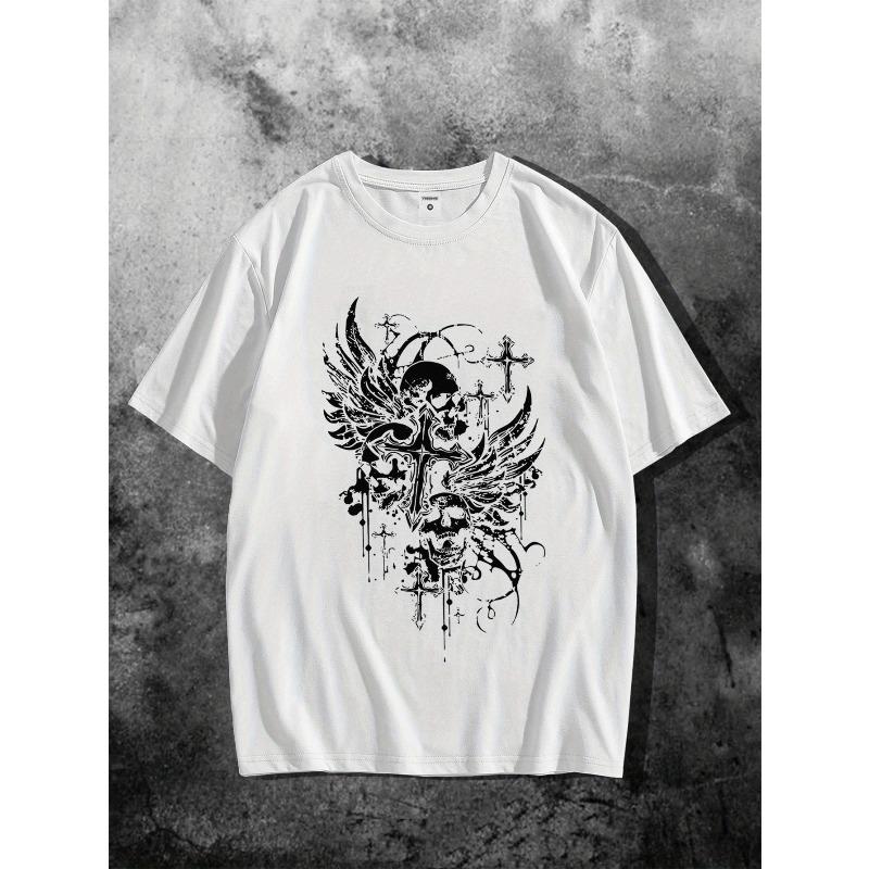 American Hiphop Street Cross Two Skull Casual Breathable Trendy Unisexs Tshirt Summer New Unisexs and Womens Casual Y2K Tshirt S
American Hiphop Street Cross Two Skull Casual Breathable Trendy Unisexs Tshirt Summer New Unisexs and Womens Casual Y2K Tshirt S