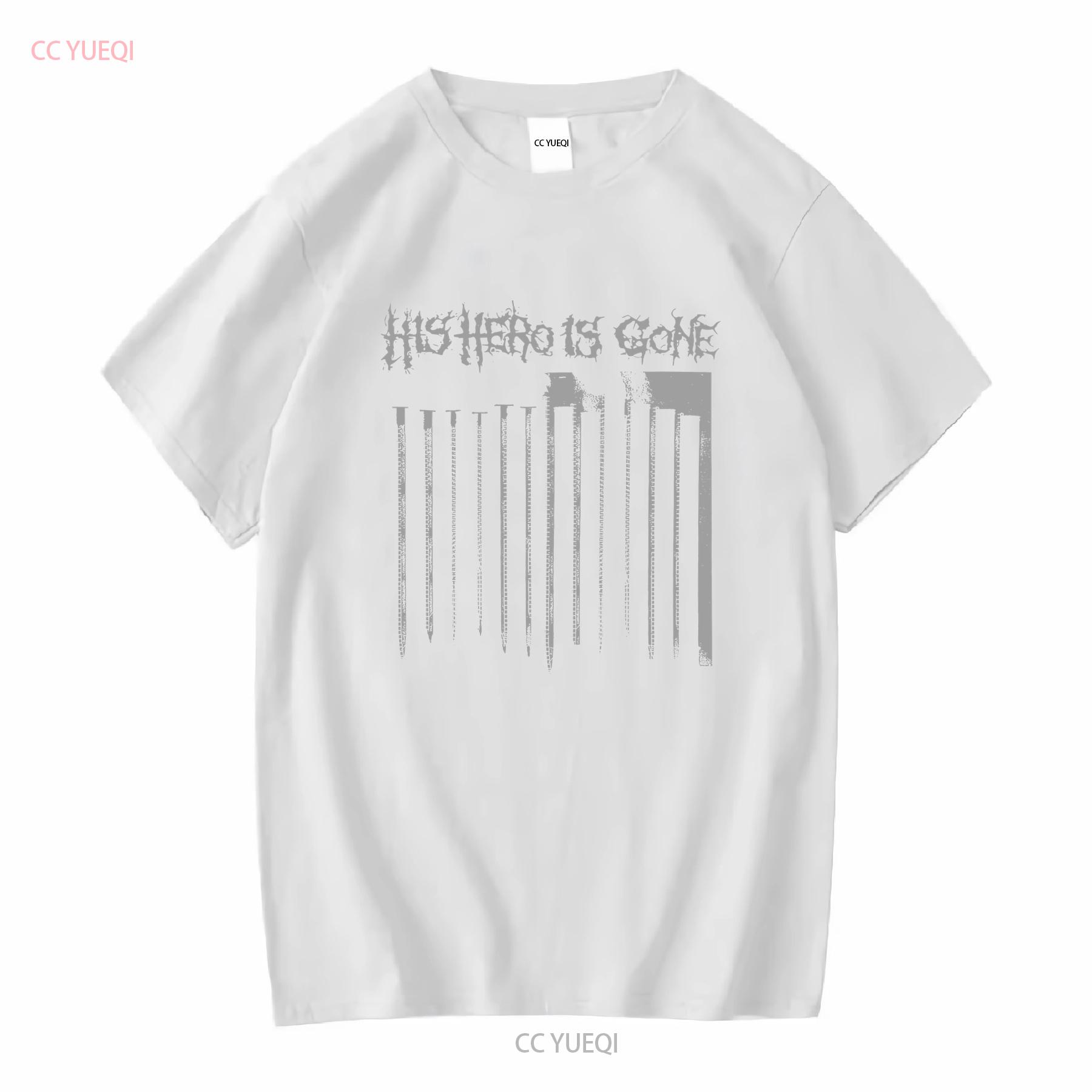 His Hero Is Gone T shirt hardcore punk d beat crust anti cimex tragedy wolfbrigade from ashes rise long or short sleeves XL
His Hero Is Gone T shirt hardcore punk d beat crust anti cimex tragedy wolfbrigade from ashes rise long or short sleeves XL