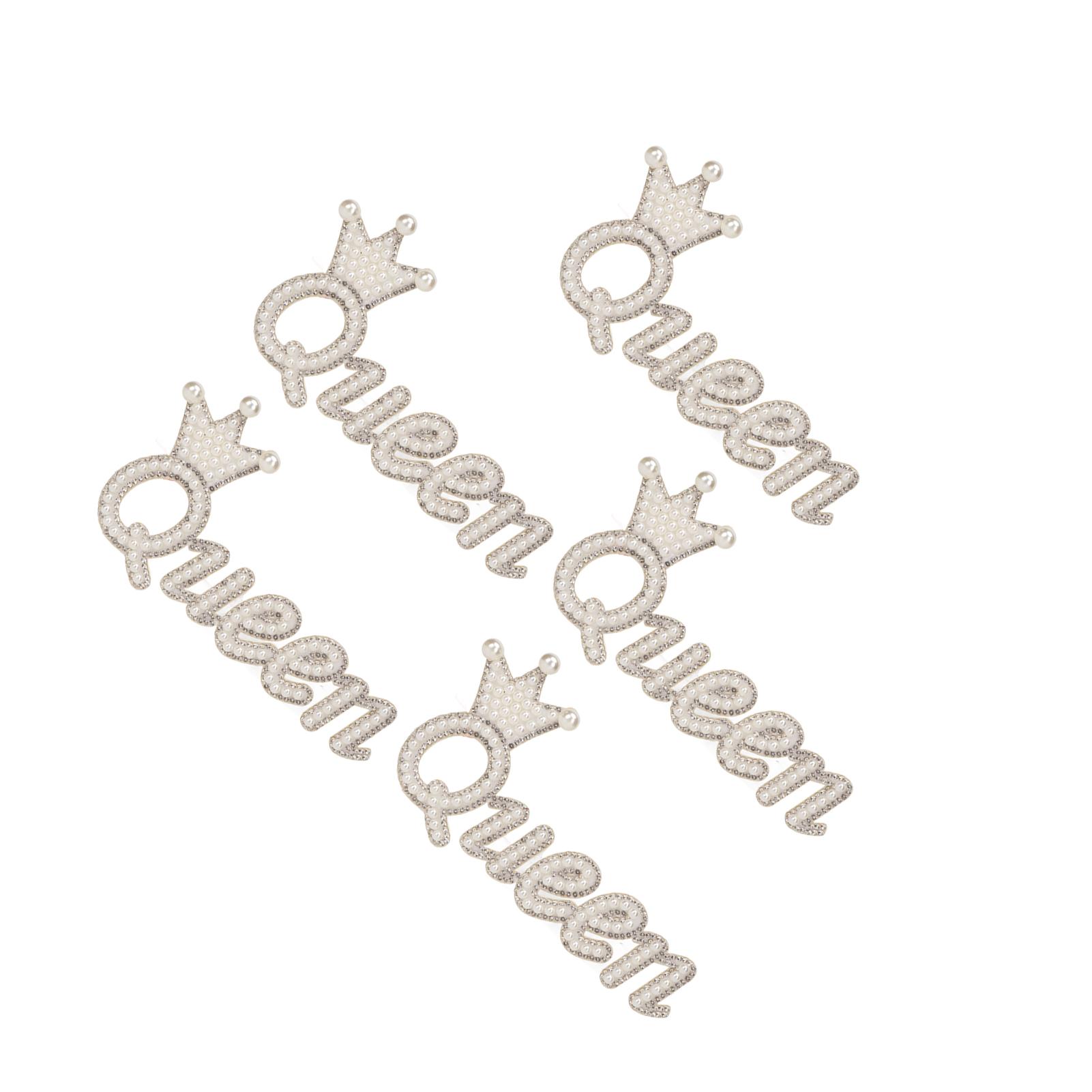 5 шт. вышитых нашивок в форме блестящей короны королевы, швейные нашивки своими руками для украшения одежды
5 шт. вышитых нашивок в форме блестящей короны королевы, швейные нашивки своими руками для украшения одежды