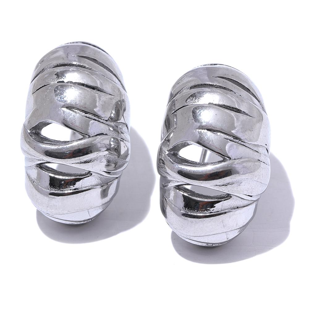 Yhpup Big Promotion 316L Stainless Steel C-Shape Geometric Fashion Earrings Anti Allergic Personalized Jewelry Wholesale
Yhpup Big Promotion 316L Stainless Steel C-Shape Geometric Fashion Earrings Anti Allergic Personalized Jewelry Wholesale