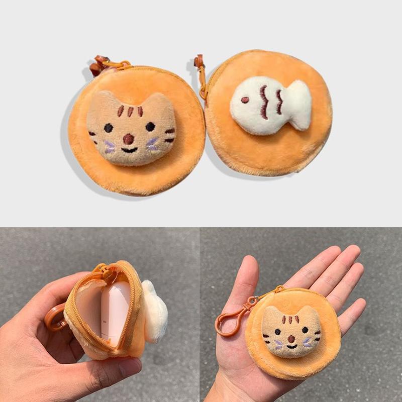 Кошелек для монет с героями мультфильмов, милый плюшевый кошелек с изображением кота и рыбы, женский кошелек для мелочи для девочек, мини-кошелек для монет, ключ...
Кошелек для монет с героями мультфильмов, милый плюшевый кошелек с изображением кота и рыбы, женский кошелек для мелочи для девочек, мини-кошелек для монет, ключ...