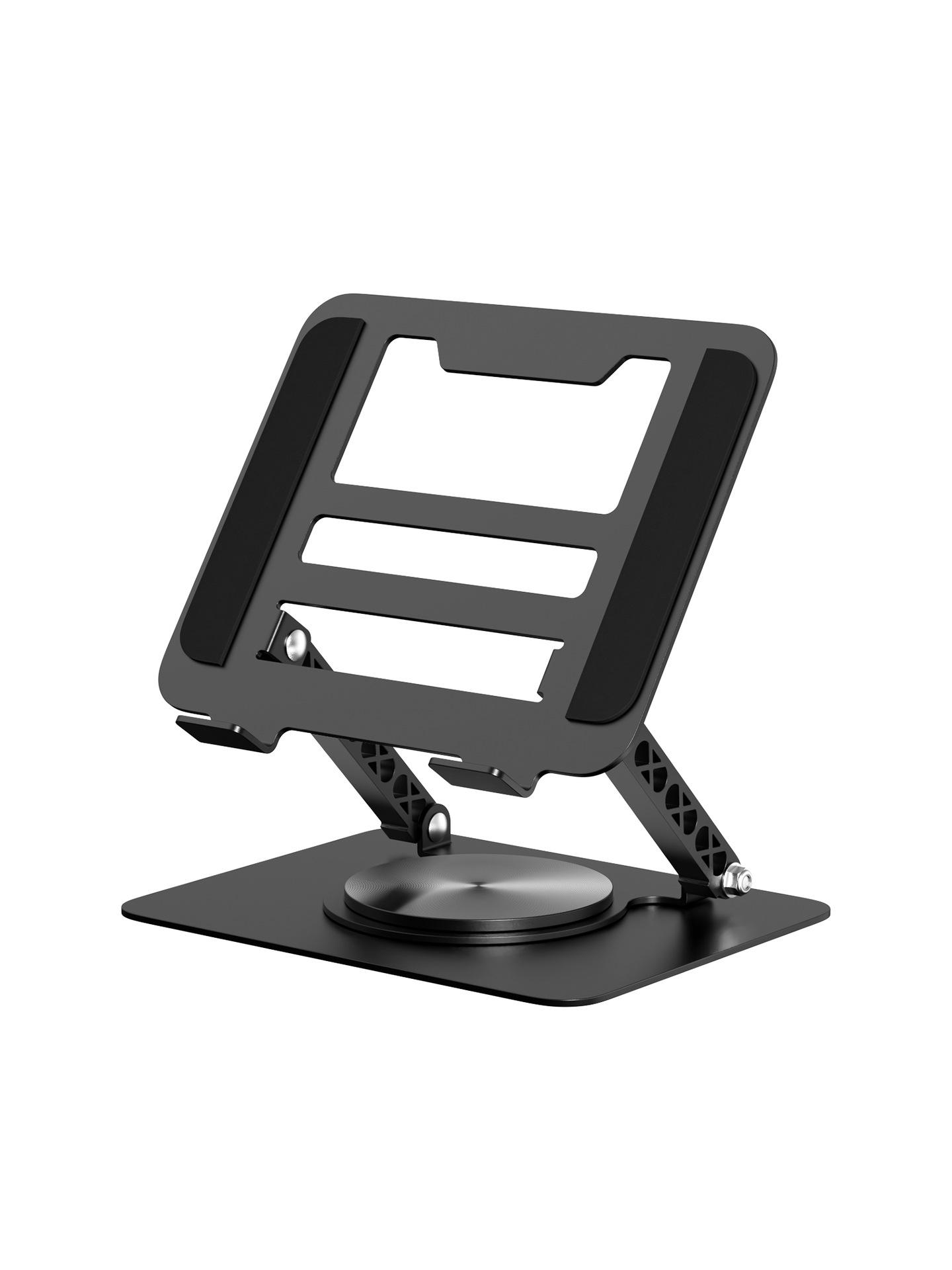 Foldable Aluminum Tablet Stand: Height Adjustable, Cooling, Portable for Desktop, Office, Drawing, and Reading. чорний
Foldable Aluminum Tablet Stand: Height Adjustable, Cooling, Portable for Desktop, Office, Drawing, and Reading. чорний