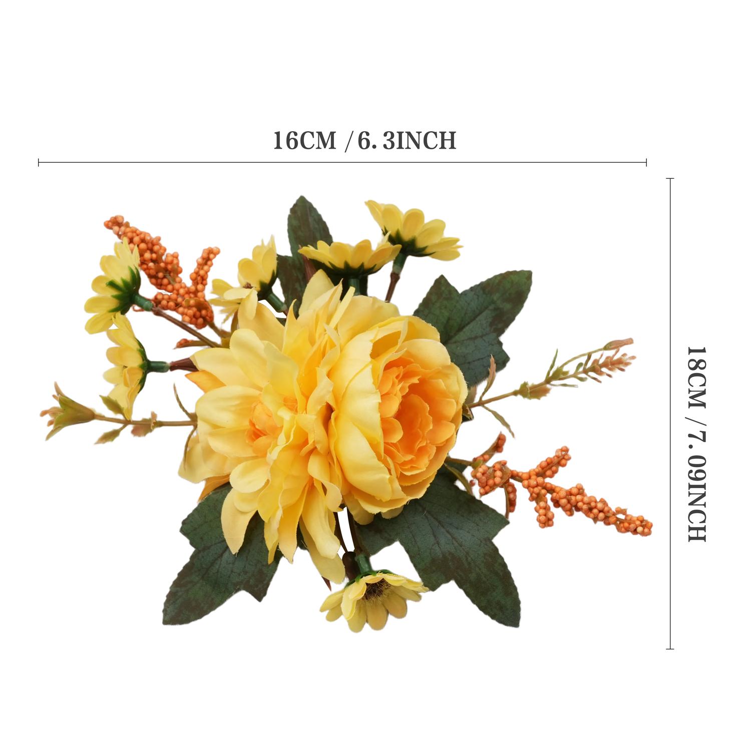 Uflower Wedding Wrist Flowers Rose Wrist Corsages Party Dance Hand Flower Bridesmaid Silk Flower Bracelet for Wedding Accessory 1pcs
Uflower Wedding Wrist Flowers Rose Wrist Corsages Party Dance Hand Flower Bridesmaid Silk Flower Bracelet for Wedding Accessory 1pcs