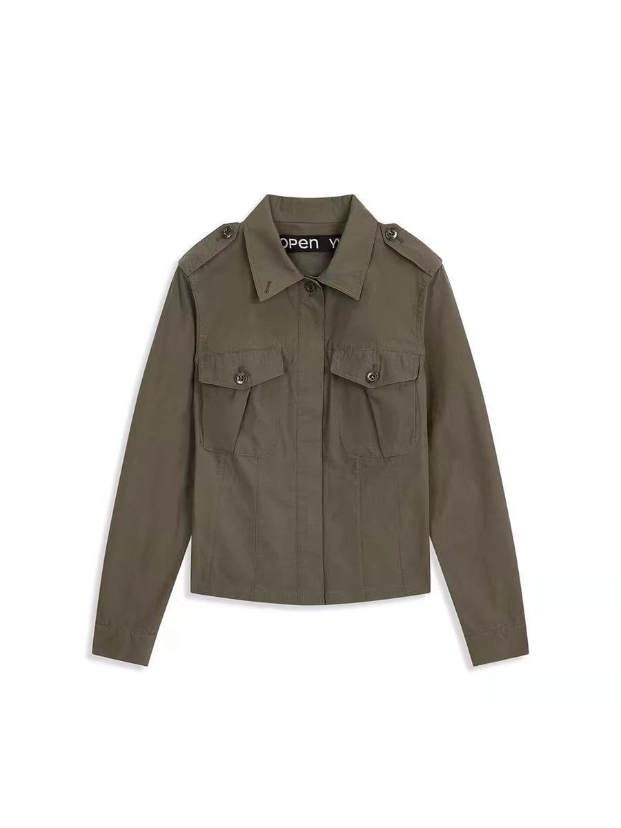 YB Open26 Spring Slim Fit Long-Sleeve Workwear Shirt Jacket for Women Small
YB Open26 Spring Slim Fit Long-Sleeve Workwear Shirt Jacket for Women Small