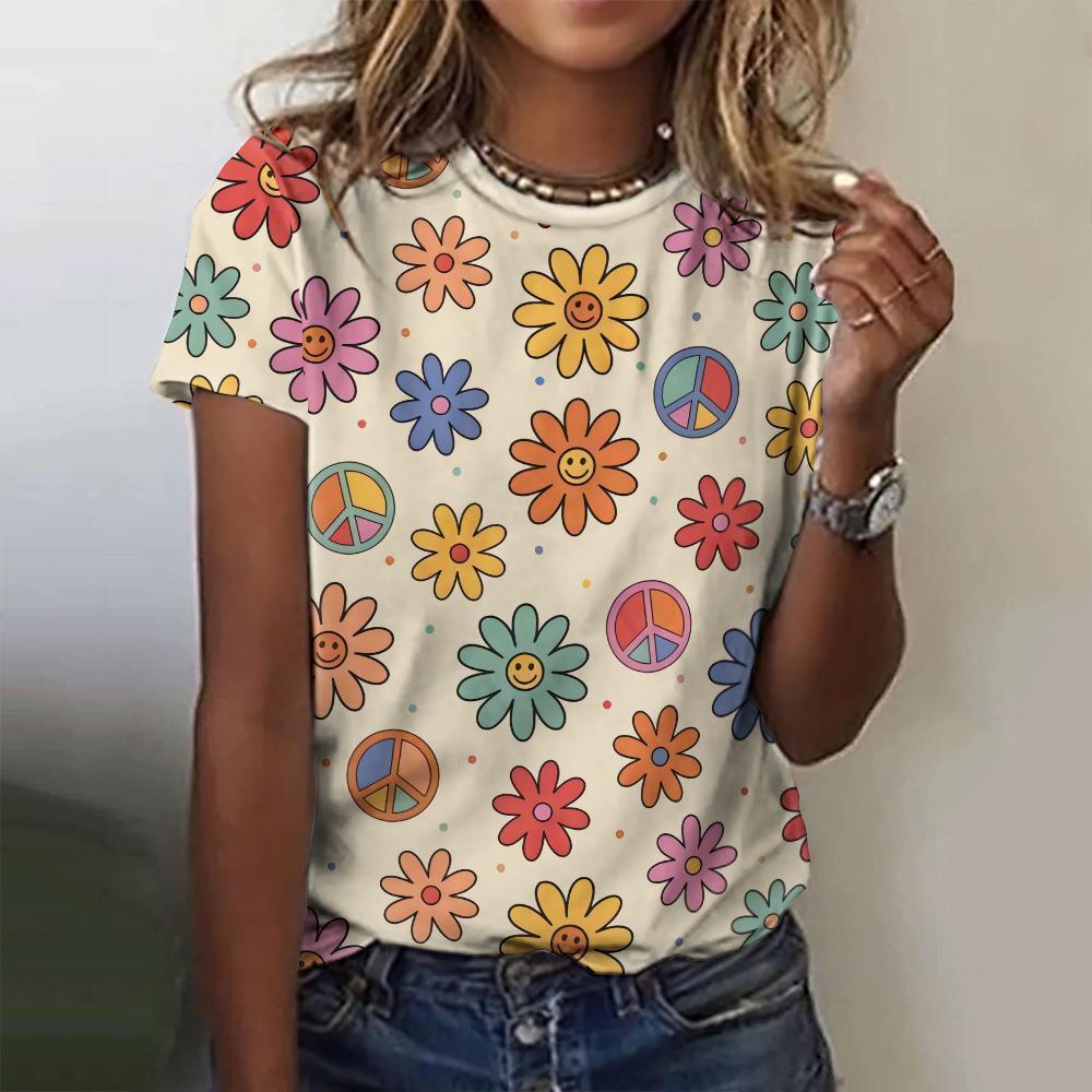 New Summer European and American Trendy T-shirt Women s Round Neck Top 3D Digital Printing New Women s T-shirt Source Wholesale 3203 6XL
New Summer European and American Trendy T-shirt Women s Round Neck Top 3D Digital Printing New Women s T-shirt Source Wholesale 3203 6XL