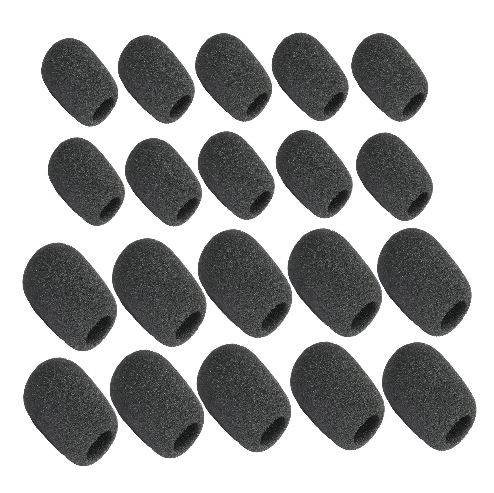 Microphone Foam Set of 10 x 5mm and 10 x Noise Compatible with Headsets and Lapel Black Cover, 20, 8mm, Reduction, Microphones,
Microphone Foam Set of 10 x 5mm and 10 x Noise Compatible with Headsets and Lapel Black Cover, 20, 8mm, Reduction, Microphones,