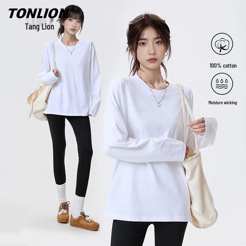 TonLion Women s 200G Heavy Cotton Long-Sleeve T-Shirt 4XL
TonLion Women s 200G Heavy Cotton Long-Sleeve T-Shirt 4XL