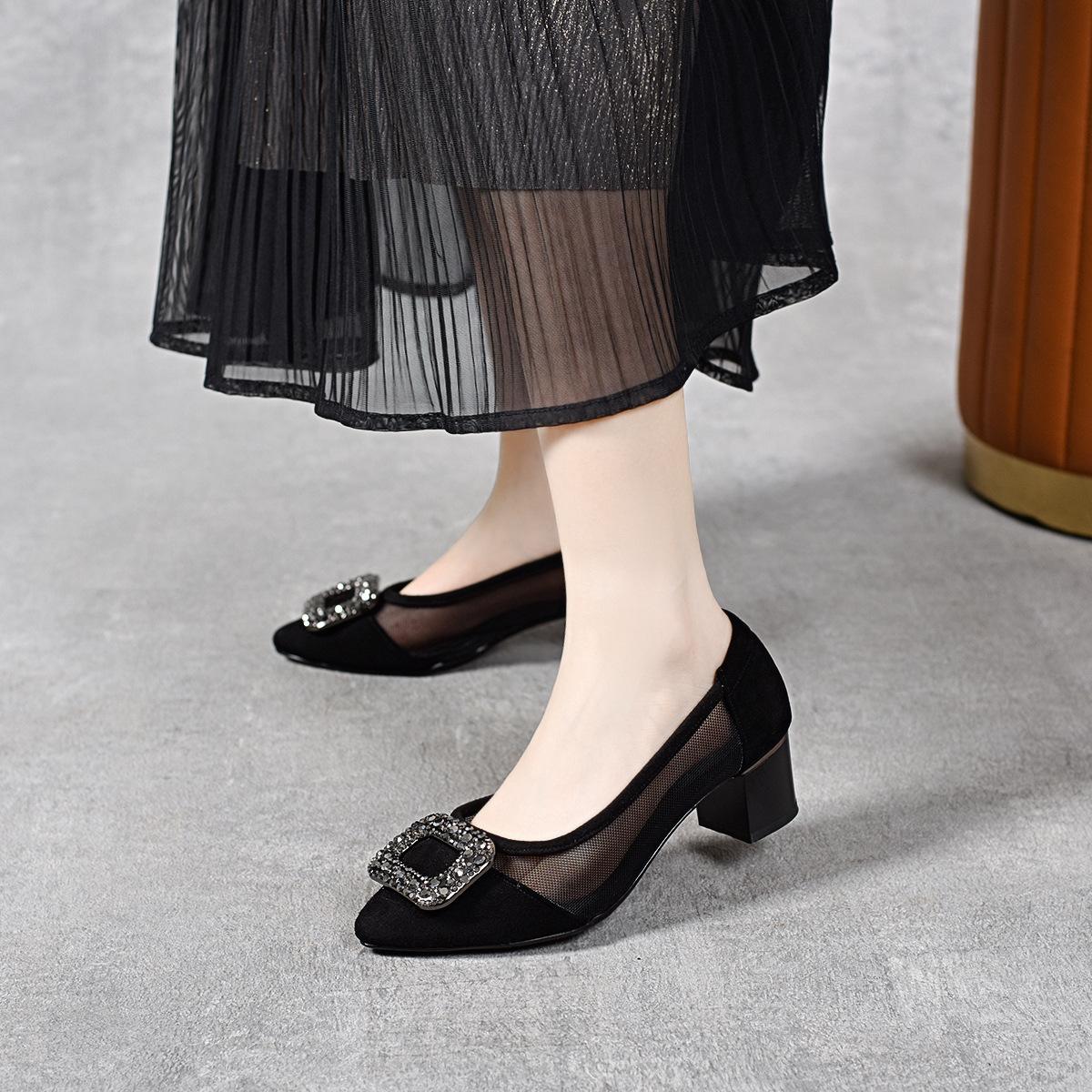 Pointed high heels women s 2025 spring and summer square buckle rhinestone mesh single shoes shallow mouth one pedal four seasons shoes women s fashio 34
Pointed high heels women s 2025 spring and summer square buckle rhinestone mesh single shoes shallow mouth one pedal four seasons shoes women s fashio 34