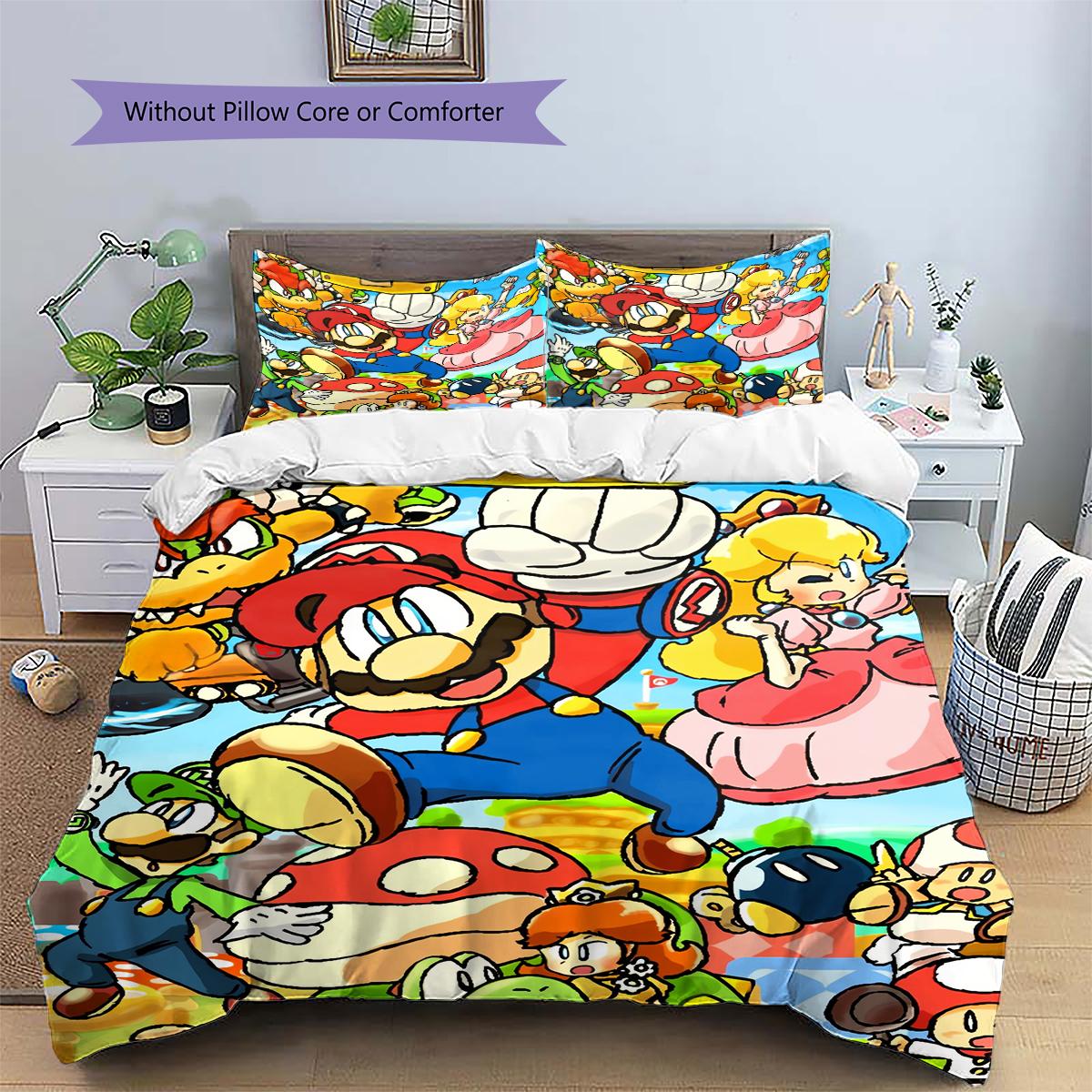 Super Mario Classic Poster Duvet Cover & Pillowcases, Mario Fan Bedroom Bedding, Perfect Gift.chl 135x200cm
Super Mario Classic Poster Duvet Cover & Pillowcases, Mario Fan Bedroom Bedding, Perfect Gift.chl 135x200cm