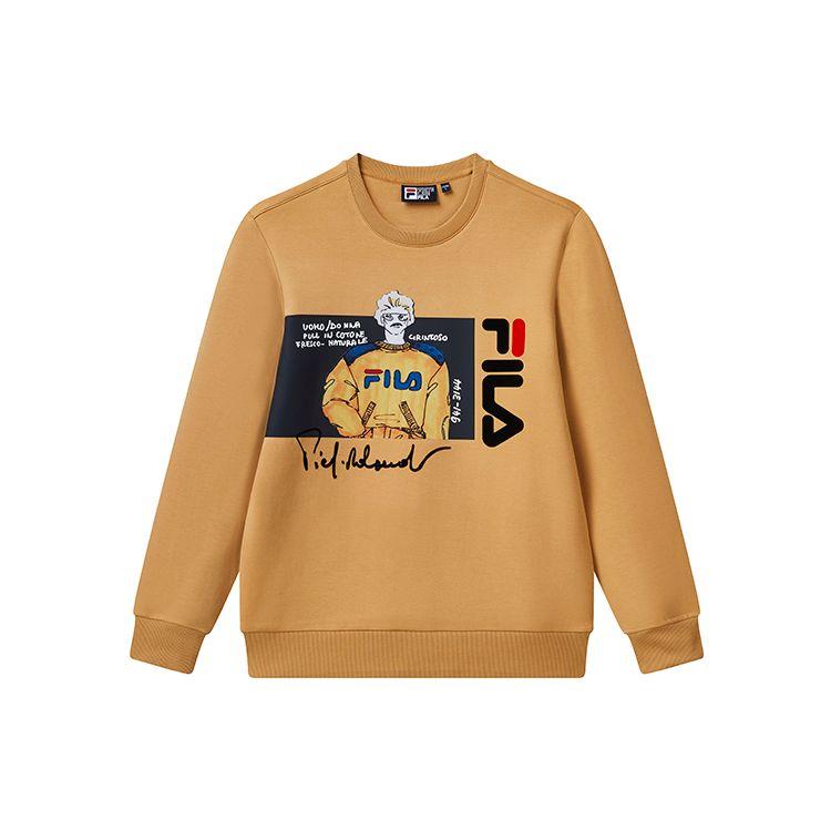 FILA Logo Cartoon Print Loose Sport Sweatshirt Men Sweatshirt Sandy-Yellow F11M118204F-YE
FILA Logo Cartoon Print Loose Sport Sweatshirt Men Sweatshirt Sandy-Yellow F11M118204F-YE