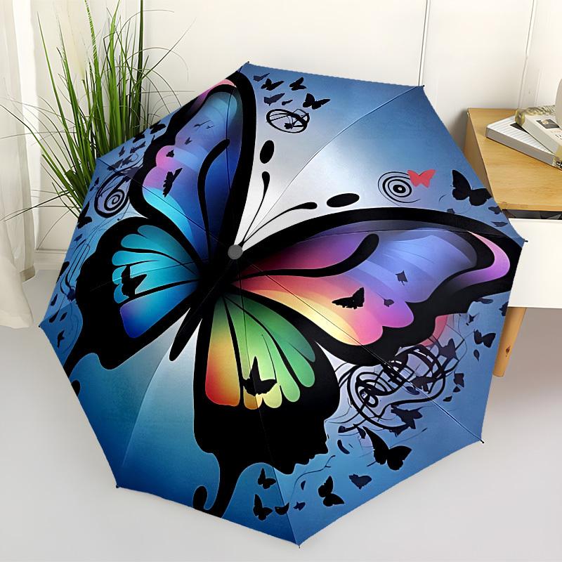 1pc Butterfly Silhouette Automatic Open/Close Umbrella, Folding Compact Umbrella with Lightweight Design for Women/Menyy251028207
1pc Butterfly Silhouette Automatic Open/Close Umbrella, Folding Compact Umbrella with Lightweight Design for Women/Menyy251028207