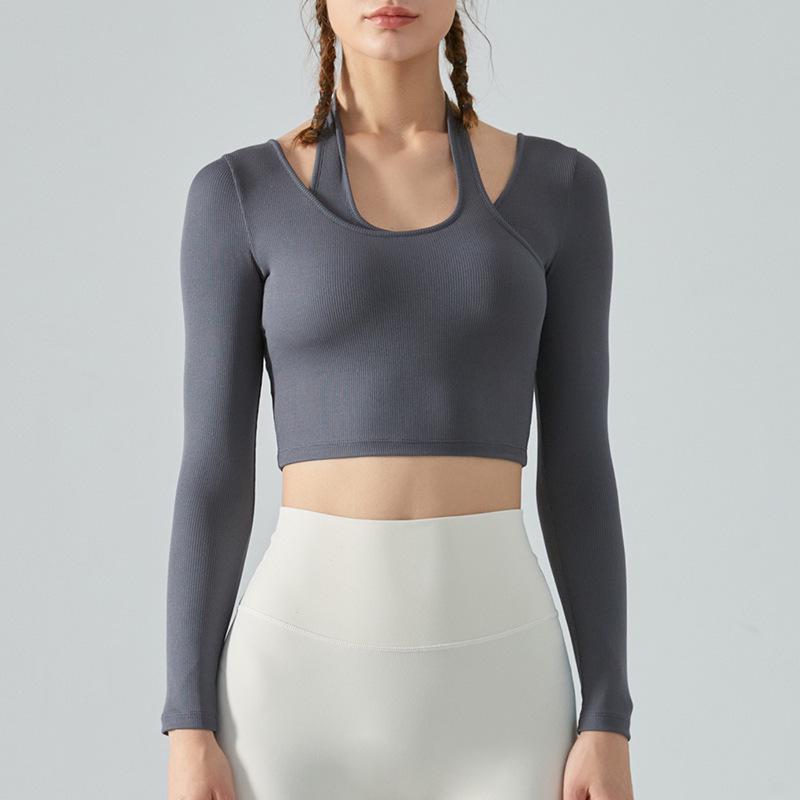 Women s Slim Fit Yoga Long Sleeve Halter Top with Removable Pads Extra Large
Women s Slim Fit Yoga Long Sleeve Halter Top with Removable Pads Extra Large