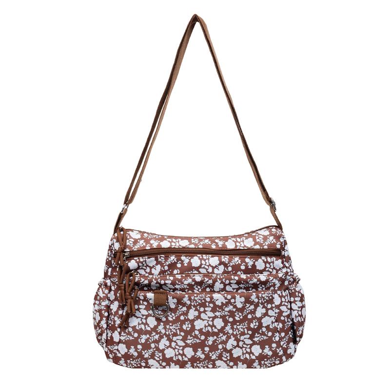 Female Floral Print Crossbody Bag Multi-pocket Waterproof Nylon Shoulder Bag Casual Large Capacity Travel Messenger Bags
Female Floral Print Crossbody Bag Multi-pocket Waterproof Nylon Shoulder Bag Casual Large Capacity Travel Messenger Bags