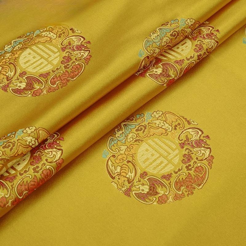 100x150cm Metallic Gold Brocade Faux Silk Fabric Spring Summer Sofa Cushion Qipao Tang Suit Material Breathable 100x150cm
100x150cm Metallic Gold Brocade Faux Silk Fabric Spring Summer Sofa Cushion Qipao Tang Suit Material Breathable 100x150cm