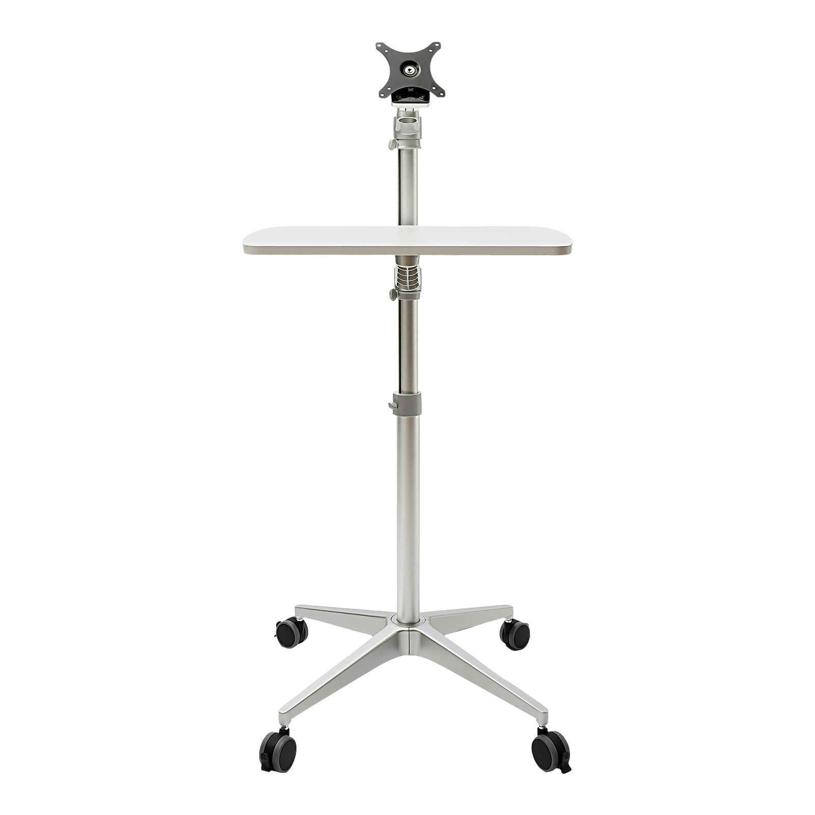 Mobile Desk Workstation, Mulitiuse Rolling Laptop Floor Stand, 34.06-48.62 Height Adjustable, Compatible with 17 -27 Monitor белый
Mobile Desk Workstation, Mulitiuse Rolling Laptop Floor Stand, 34.06-48.62 Height Adjustable, Compatible with 17 -27 Monitor белый