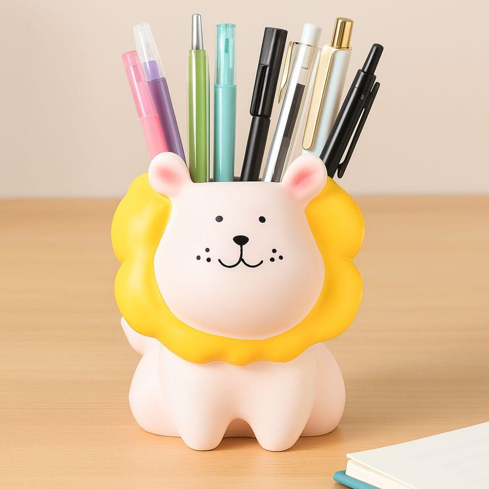 Little Lion Cartoon Pen Holder Ornament Stationery Organizer Pencil Storage Box Student lion
Little Lion Cartoon Pen Holder Ornament Stationery Organizer Pencil Storage Box Student lion
