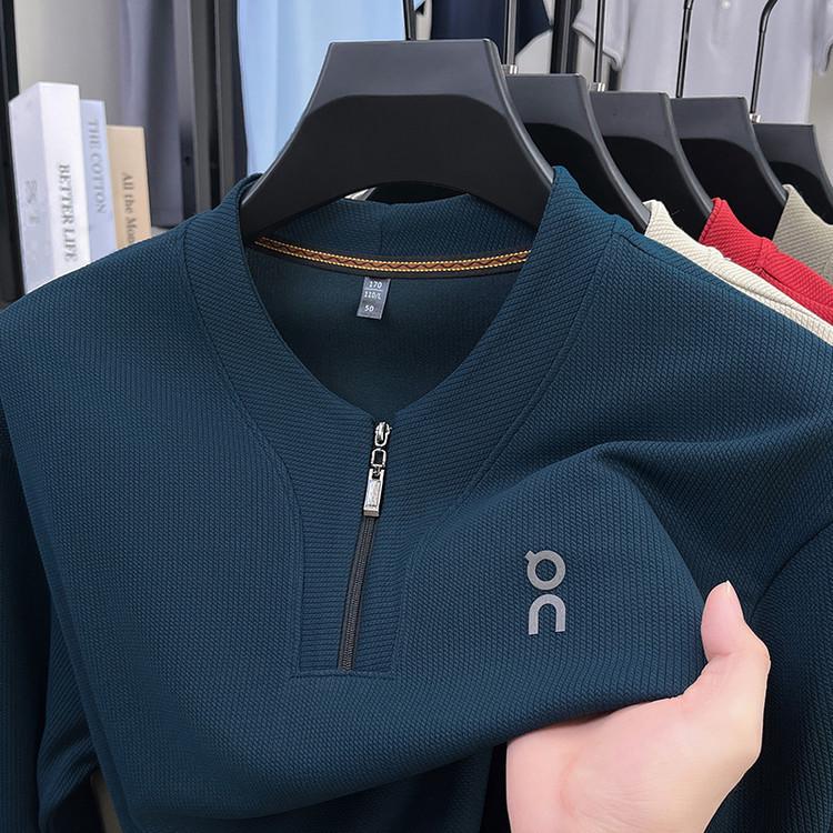 Men s Half-Zip Stand Collar Long-Sleeve Sweatshirt for Spring and Autumn 4XL колір синій океан
Men s Half-Zip Stand Collar Long-Sleeve Sweatshirt for Spring and Autumn 4XL колір синій океан