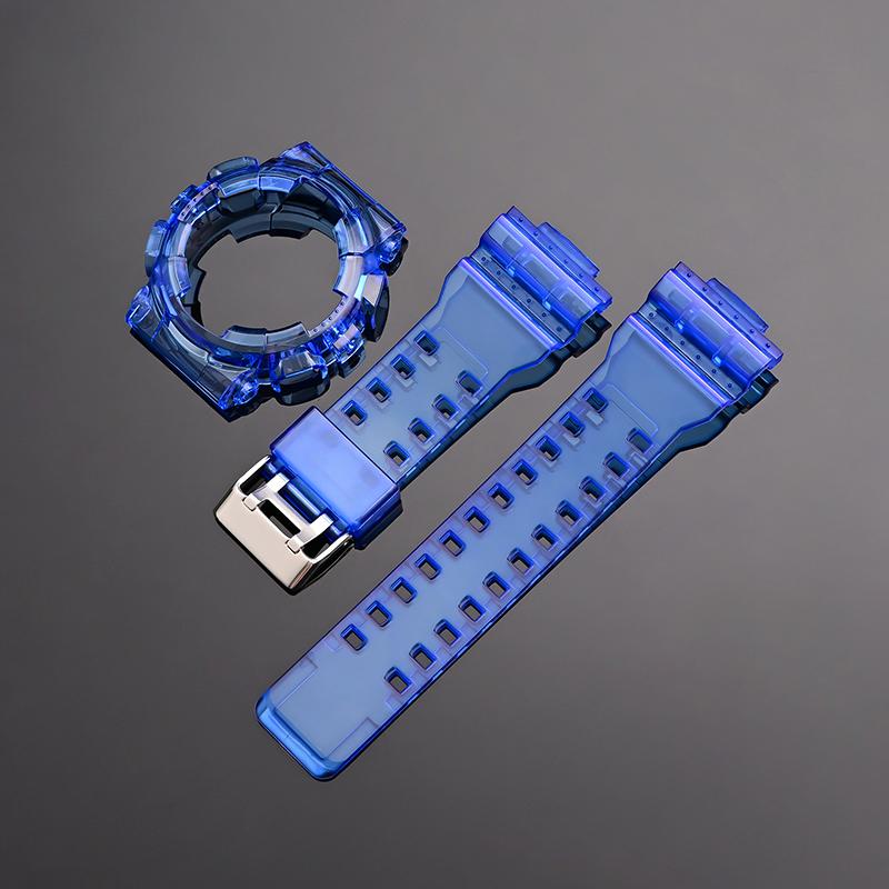 для Casio G-Shock GA-100/110/120 GD-100/110/120 GAX-100 GLS-100 Комплект прозрачного силиконового ремешка и чехла Спортивный ремешок для часов Браслет синий
для Casio G-Shock GA-100/110/120 GD-100/110/120 GAX-100 GLS-100 Комплект прозрачного силиконового ремешка и чехла Спортивный ремешок для часов Браслет синий