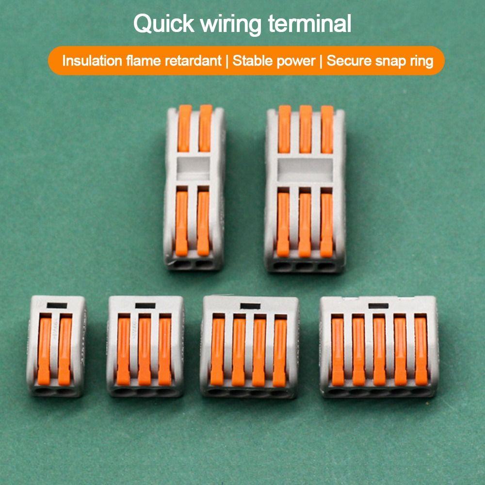 Universal Quick Terminal Block Mini Fast Connector Docking Push-in Terminal Blocks Electrical YS-215
Universal Quick Terminal Block Mini Fast Connector Docking Push-in Terminal Blocks Electrical YS-215