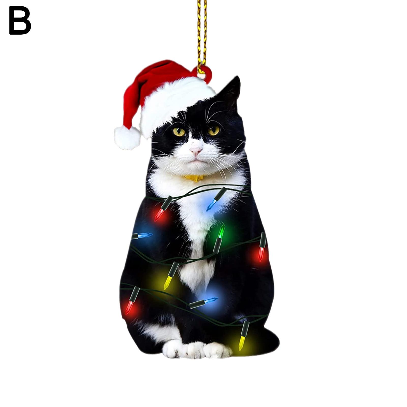 Акриловый кулон в виде черного кота, украшение для рождественской вечеринки, 2D-подвески на елку, новогодние подарки, украшения, рождественские украшения 2D Acrylic Plane
Акриловый кулон в виде черного кота, украшение для рождественской вечеринки, 2D-подвески на елку, новогодние подарки, украшения, рождественские украшения 2D Acrylic Plane