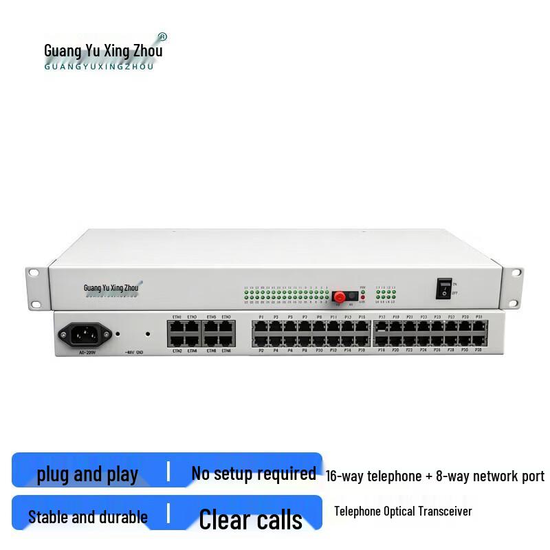 PCM Voice & Ethernet Optical Transceiver
PCM Voice & Ethernet Optical Transceiver