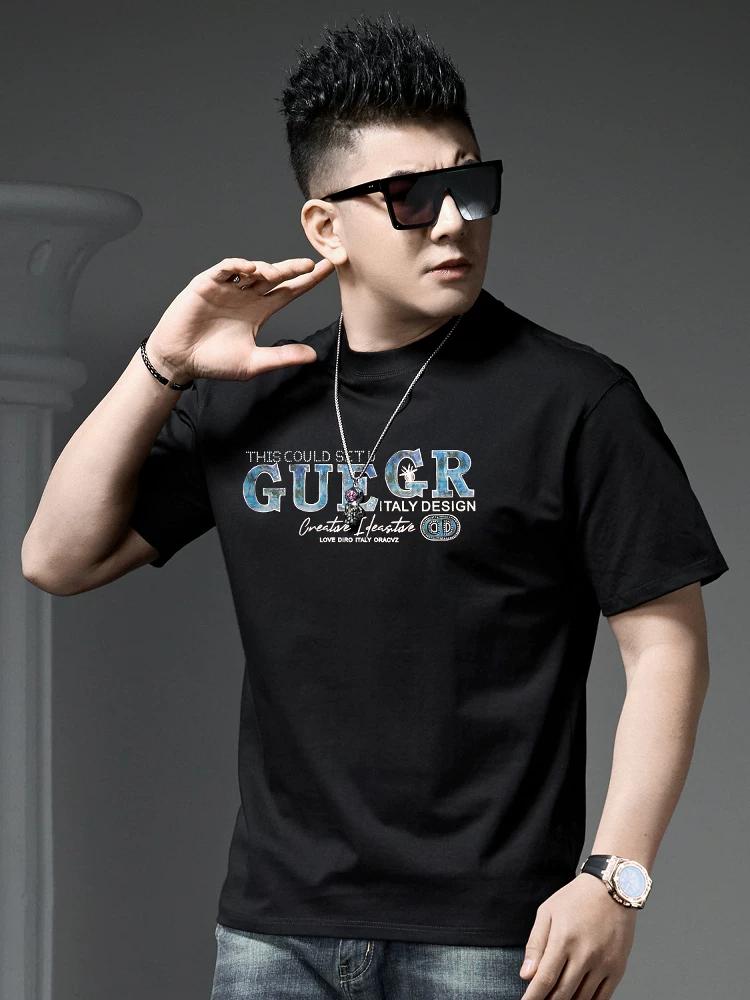 European Trendy Brand Gold Foil and Rhinestone Short-Sleeve T-Shirt 2025 Summer New Style Half-Sleeve Tee Men s Loose Casual Top L серый
European Trendy Brand Gold Foil and Rhinestone Short-Sleeve T-Shirt 2025 Summer New Style Half-Sleeve Tee Men s Loose Casual Top L серый