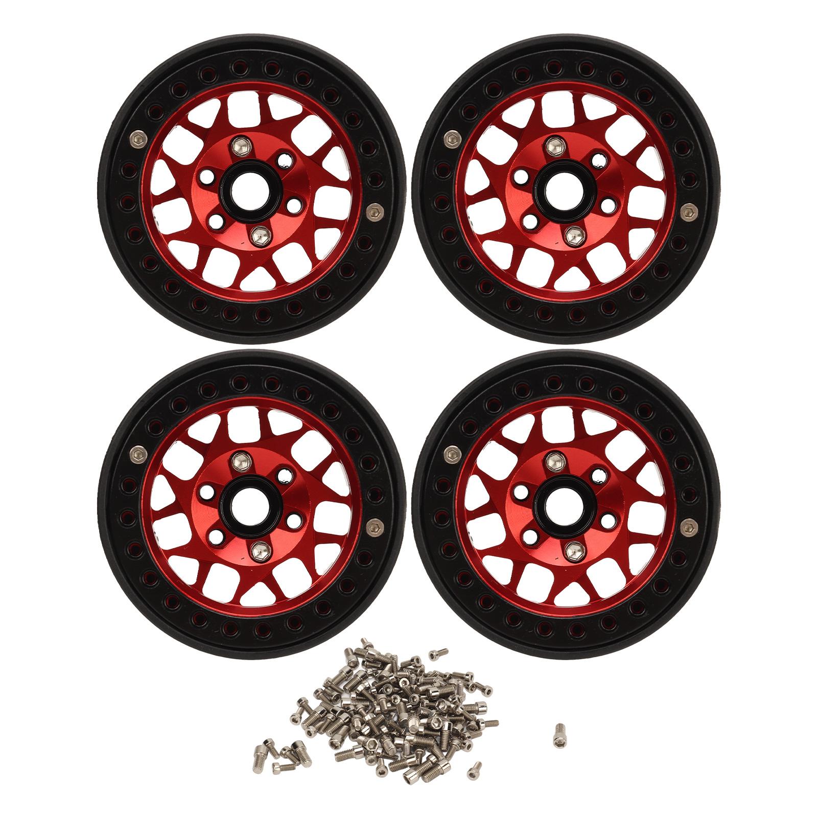 4pcs Rc Crawler Rims Universal Aluminum Alloy 1.9in RC Beadlock Wheel Rims for SCX10 SCX10 II Red срібний
4pcs Rc Crawler Rims Universal Aluminum Alloy 1.9in RC Beadlock Wheel Rims for SCX10 SCX10 II Red срібний