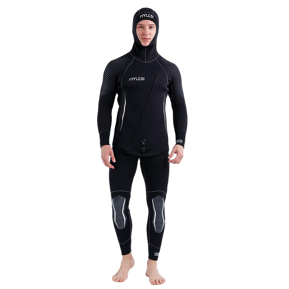 MORGEN SKY Wetsuit 3mm Spearfishing Waders with Integrated Hood Long John Front Zip Neoprene Full Suit Stretch Jersey Lining Diving Spearfishing
MORGEN SKY Wetsuit 3mm Spearfishing Waders with Integrated Hood Long John Front Zip Neoprene Full Suit Stretch Jersey Lining Diving Spearfishing