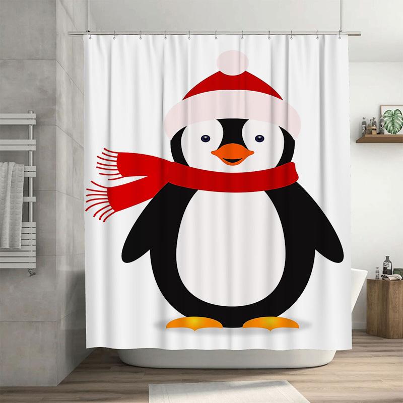 Tuniu Adorable Penguin Shower Curtain Cute Winter Bird Bathroom Decor Set Waterproof Fabric Hanging Panel For Home Spa W60H190(CM)-1 Pcs
Tuniu Adorable Penguin Shower Curtain Cute Winter Bird Bathroom Decor Set Waterproof Fabric Hanging Panel For Home Spa W60H190(CM)-1 Pcs