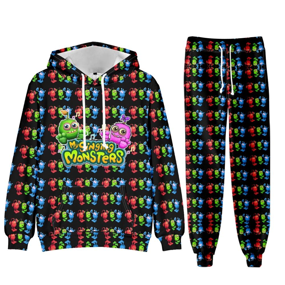 Autumn Men Casual My Singing Monsters Print Sets Men s Hoodies + Pants Casual Suit Sportswear Fashion Tracksuit Set Male Clothing
Autumn Men Casual My Singing Monsters Print Sets Men s Hoodies + Pants Casual Suit Sportswear Fashion Tracksuit Set Male Clothing