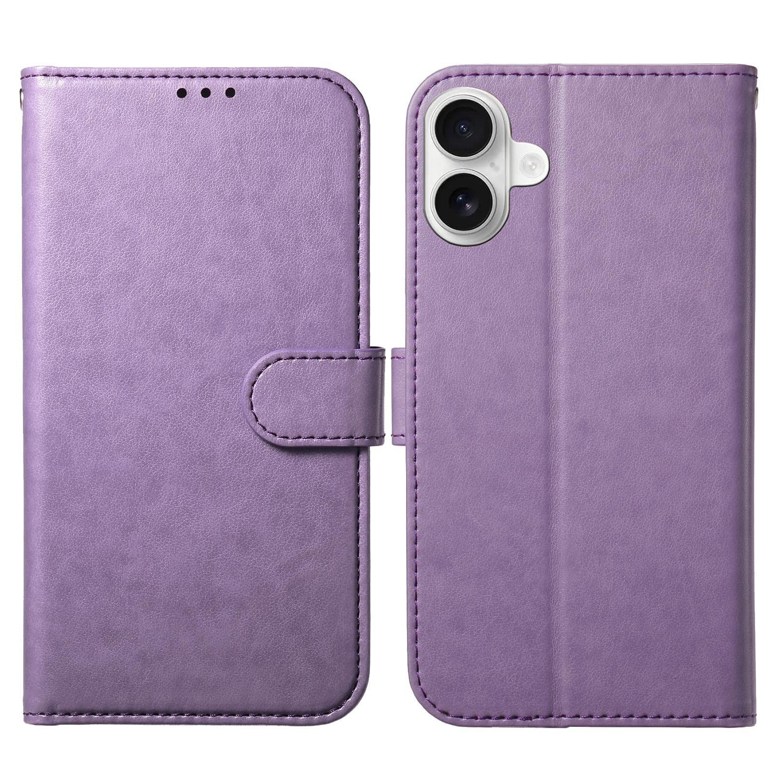 For iPhone 16 Wallet Phone Case with 8 Card Slot Stand PU Leather Folio Flip Cover Purple
For iPhone 16 Wallet Phone Case with 8 Card Slot Stand PU Leather Folio Flip Cover Purple