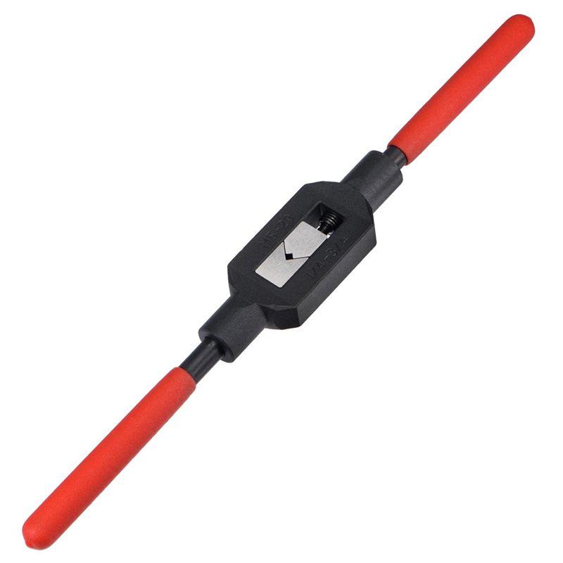 AEE4-Adjustable Tap Wrench Handle For 1/4-3/4Inch (UNC/UNF) / Metric M5-M20 Taps, Thread Tap Holder Reamer Hand Tapping Tool
AEE4-Adjustable Tap Wrench Handle For 1/4-3/4Inch (UNC/UNF) / Metric M5-M20 Taps, Thread Tap Holder Reamer Hand Tapping Tool