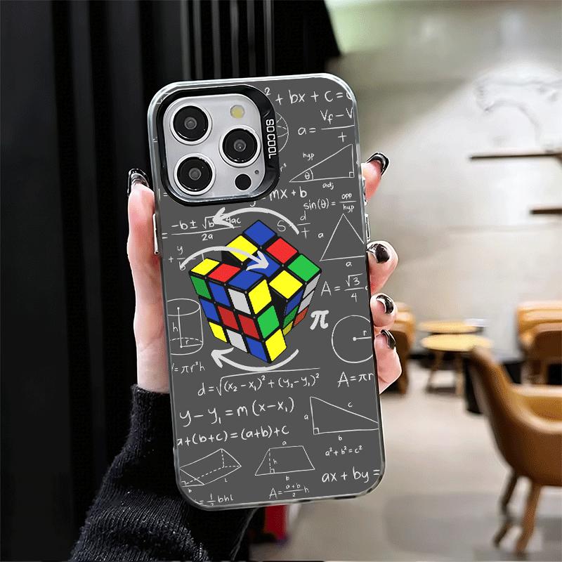 Rubik Cube Formula Spoofs Math Shockproof Phone Case for iPhone 17 Air 16 16E 15 Pro Max 14 Plus 13 Mini 12 Back Cover Anti Fall iPhone 14
Rubik Cube Formula Spoofs Math Shockproof Phone Case for iPhone 17 Air 16 16E 15 Pro Max 14 Plus 13 Mini 12 Back Cover Anti Fall iPhone 14