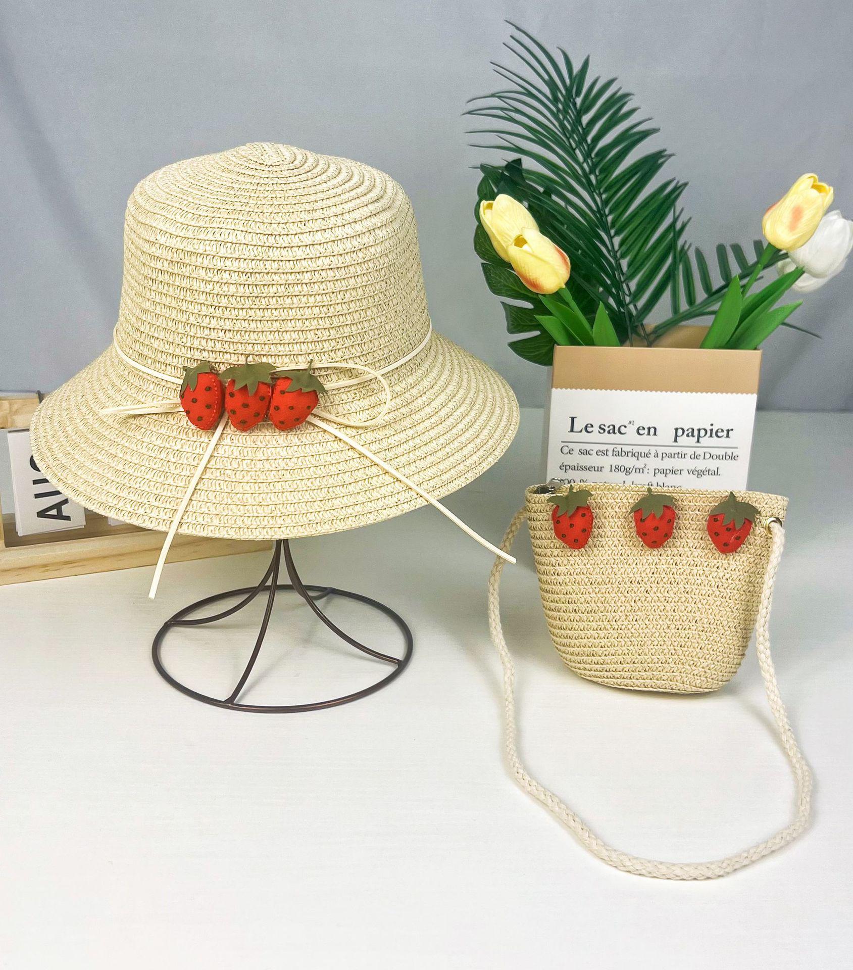 Strawberry Wide Brim Summer Beach Hat for Kids Small Bag (14*12cm) бежевий
Strawberry Wide Brim Summer Beach Hat for Kids Small Bag (14*12cm) бежевий