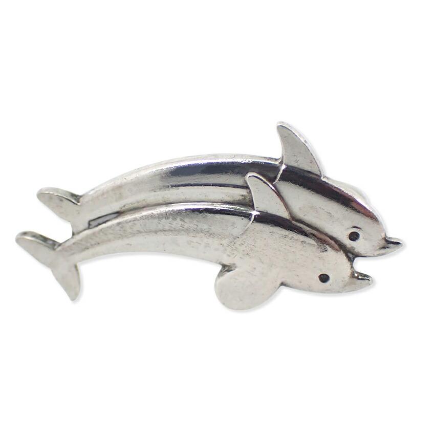 Pre-owned Georg Jensen 925 Dolphin Cufflinks (Single) j41-8
Pre-owned Georg Jensen 925 Dolphin Cufflinks (Single) j41-8