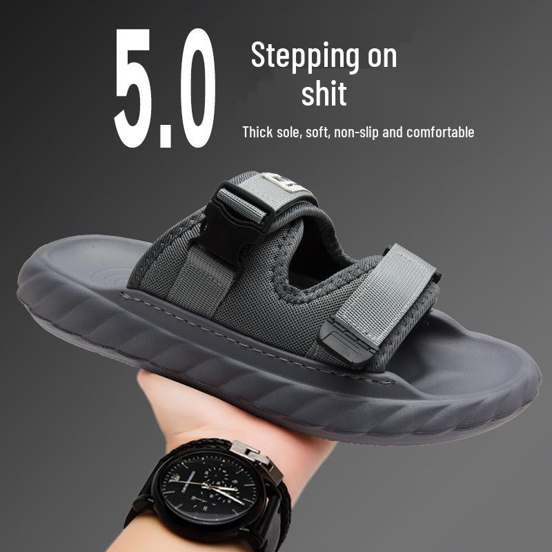 Мужские модные корейские летние шлепанцы 2025 года - Универсальная повседневная пляжная обувь 43 серый
Мужские модные корейские летние шлепанцы 2025 года - Универсальная повседневная пляжная обувь 43 серый