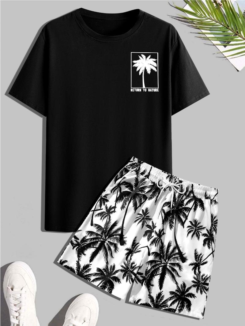 Men s Printed Short-Sleeve T-Shirt and Shorts Set XL
Men s Printed Short-Sleeve T-Shirt and Shorts Set XL