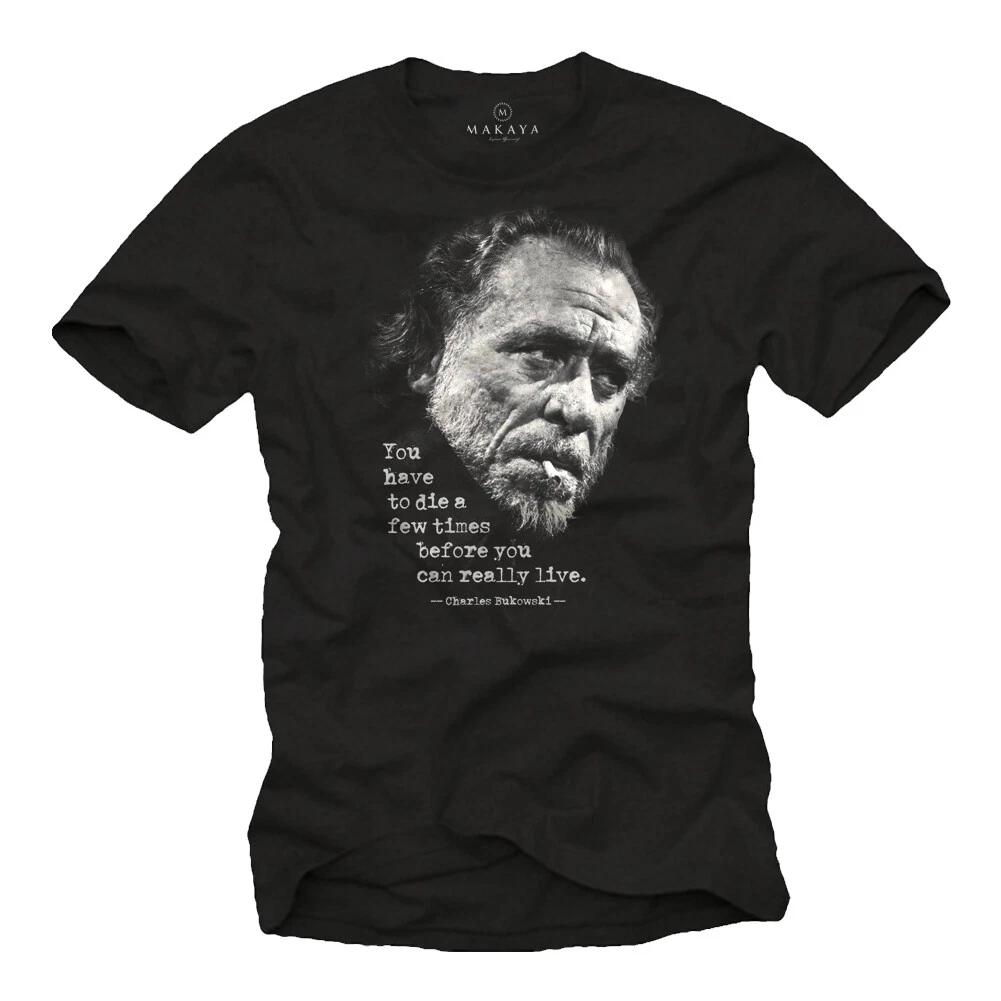 Cool Writer Mens T-Shirt with Charles Bukowski Quote - Men Sayings- 3XL
Cool Writer Mens T-Shirt with Charles Bukowski Quote - Men Sayings- 3XL