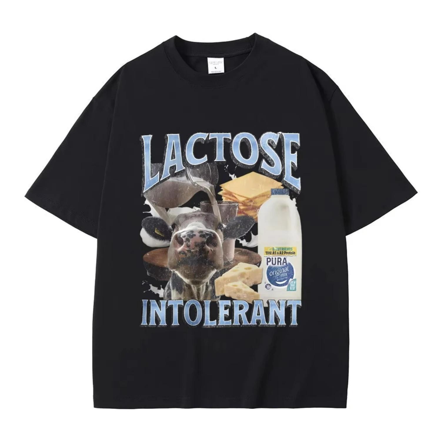 Lactose Intolerant Graphic T-shirt Male Fashion High Quality Cotton T Shirts Men Women s Casual Oversized Short Sleeve Tshirt XXXXXL чорний
Lactose Intolerant Graphic T-shirt Male Fashion High Quality Cotton T Shirts Men Women s Casual Oversized Short Sleeve Tshirt XXXXXL чорний